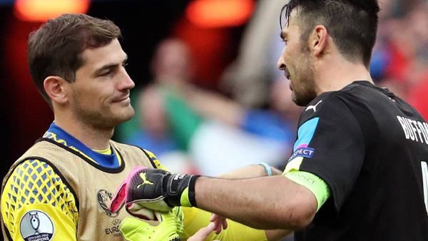 Iker Casillas en un partido de la Eurocopa 2016 Francia